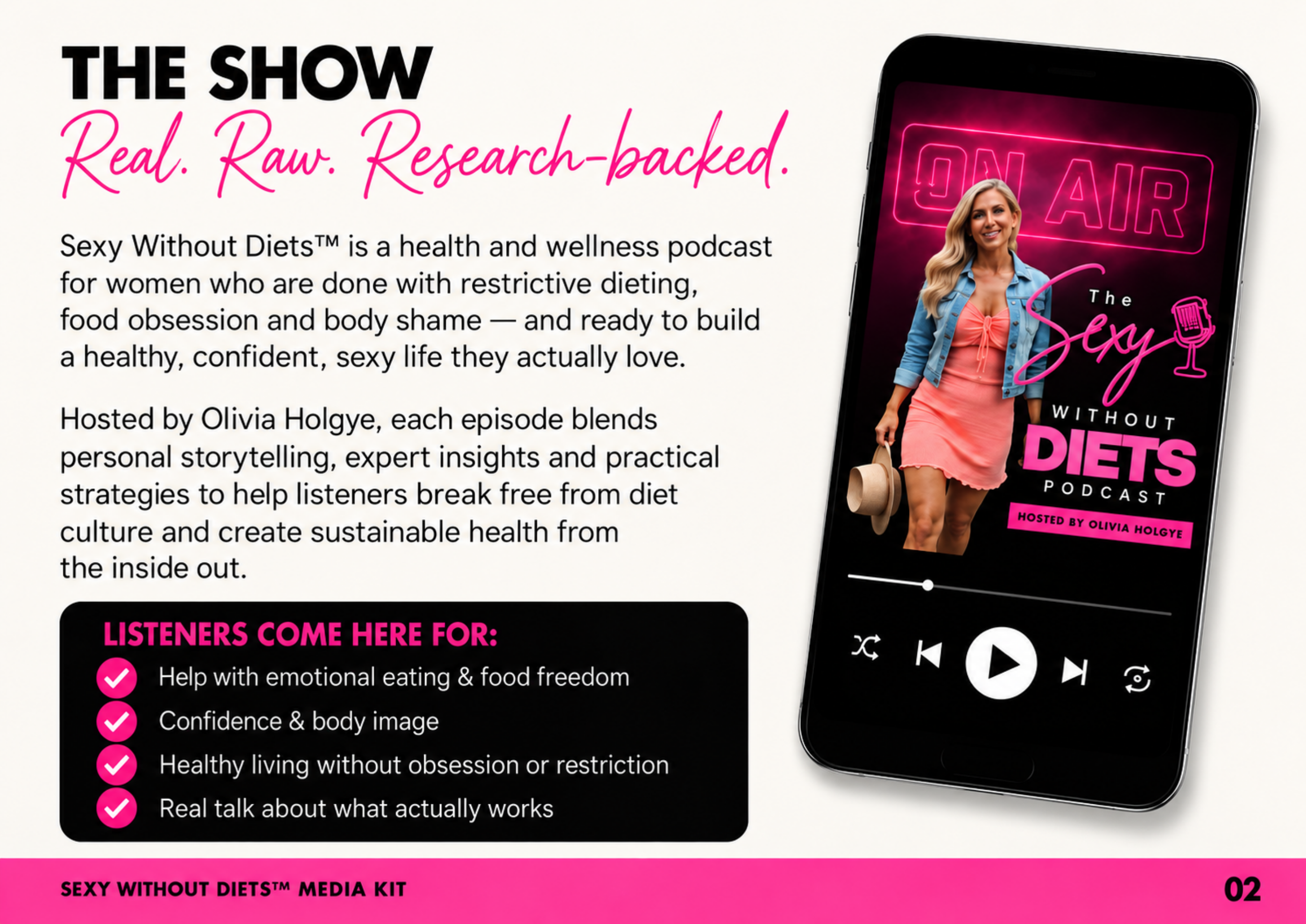 The show media kit page